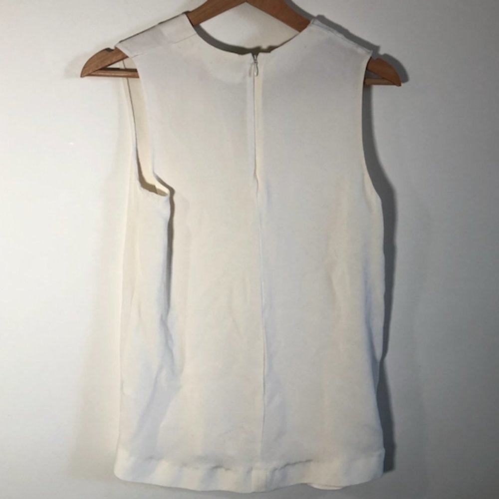JosephHardy Sleeveless Silk Ruffle Blouse - Picture 3 of 6